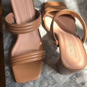 J. Crew Tan Sandals with Classic Design